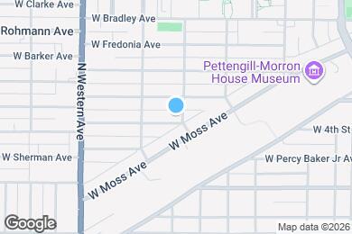Map image of the property - 1603 W Ayres Ave