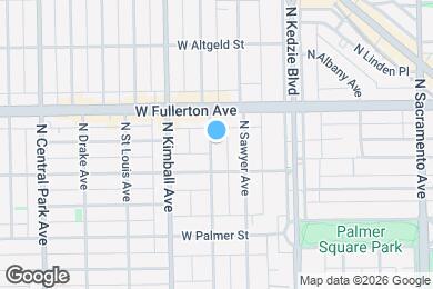 Map image of the property - 2325 N Spaulding Ave