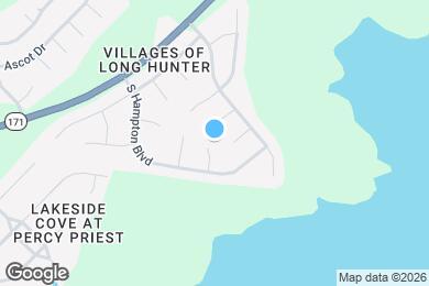 Map image of the property - 1316 S Hampton Ct