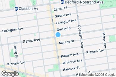 Map image of the property - 322 Gates Ave