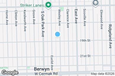 Map image of the property - 1846 Wesley Ave