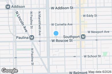 Map image of the property - 3418 N Bosworth Ave
