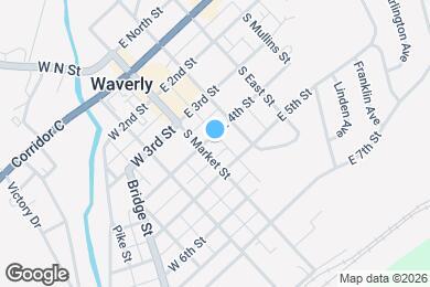 Map image of the property - 102 E 4th St