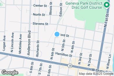 Map image of the property - 217 N 6th St