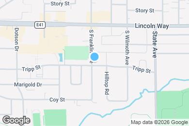 Map image of the property - 216 S Franklin Ave