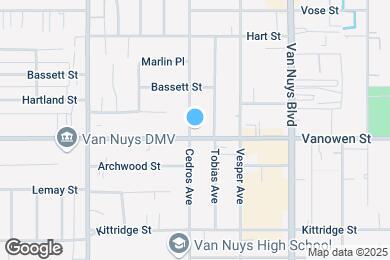 Map image of the property - 14655 Vanowen St