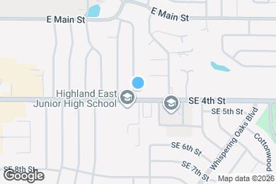 Map image of the property - 412 S Morgan Dr