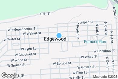 Map image of the property - 1253 W Arch St