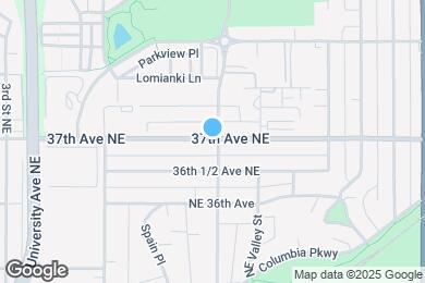 Map image of the property - 616 37th Ave NE