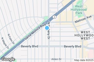 Map image of the property - 455 North Doheny Drive