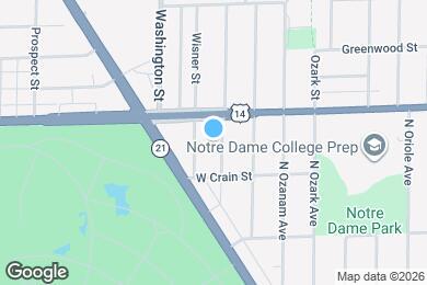 Map image of the property - 8738 N Elmore St