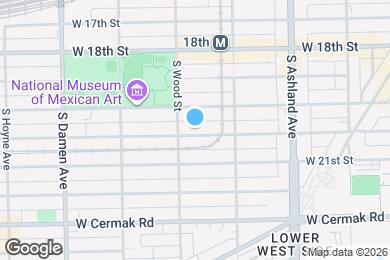 Map image of the property - 1742 W Cullerton St