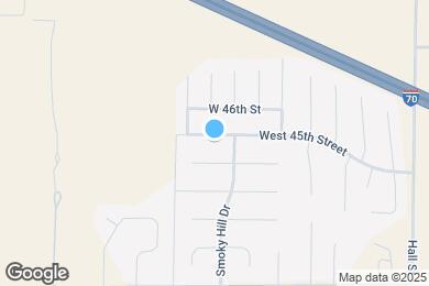 Map image of the property - 1404 W 45th St