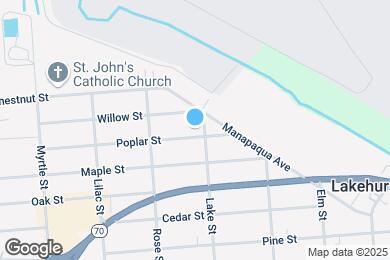 Map image of the property - 306 Cedar St