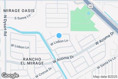 Map image of the property - 12542 W Lisbon Ln