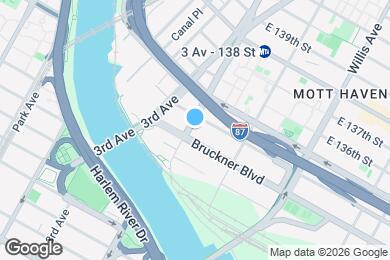 Map image of the property - Clock Tower Industrial Loft Studio w/ Pool, Sauna, Rooftop Greenhouse & More Near South Bronx Wat...