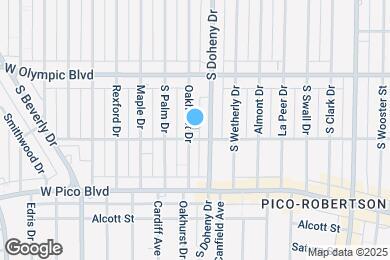 Map image of the property - 458 S Oakhurst Dr