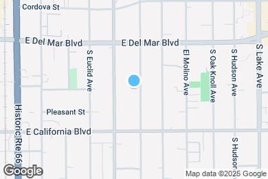 Map image of the property - 451 S Oakland Ave