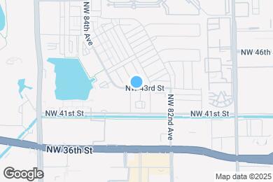 Map image of the property - 8352 NW 43rd St