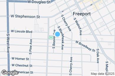 Map image of the property - 518 W Pleasant St