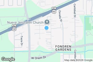 Map image of the property - 12300 Hodges St