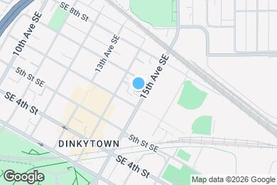 Map image of the property - Campus East Apartments