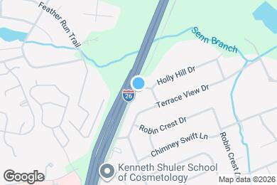 Map image of the property - 1807 Holly Hill Dr