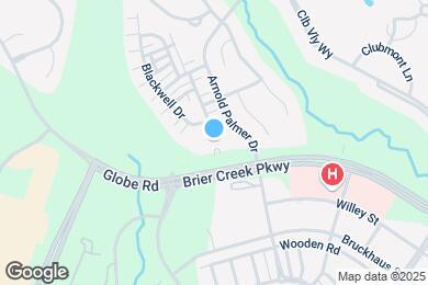 Map image of the property - The Meadows at Brier Creek