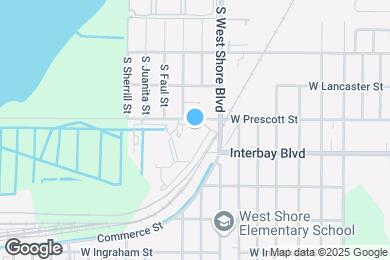 Map image of the property - The Pointe on Westshore