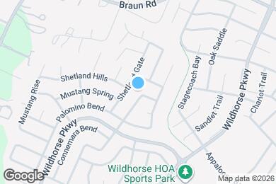 Map image of the property - 9941 Pony Spur