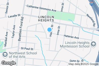 Map image of the property - 1841 Haines St