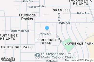 Map image of the property - 4481 25th Ave