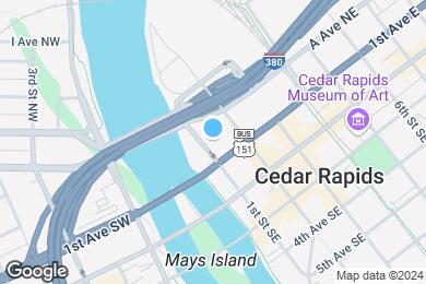 Map image of the property - Cedar River Tower Apartments