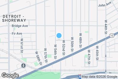 Map image of the property - 5216 Duke Ave