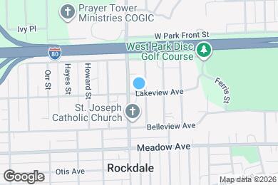 Map image of the property - 1353 Lakeview Ave