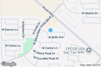 Map image of the property - 3171 W Dancer Ln