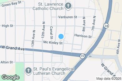 Map image of the property - 211 10th Ave N