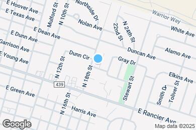 Map image of the property - 1301 Franz Dr
