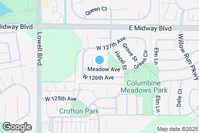 Map image of the property - 12631 Irving Ct