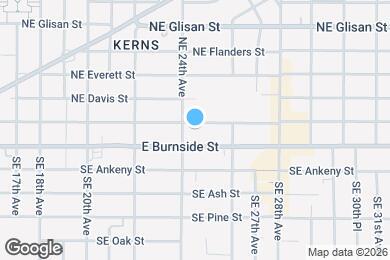 Map image of the property - 2424 NE Couch St