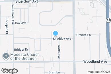 Map image of the property - 1709 Shaddox Ave