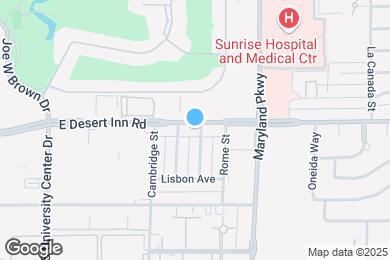 Map image of the property - 1089 E Desert Inn Rd