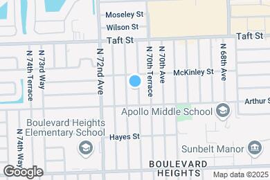 Map image of the property - 1400 N 70th Way
