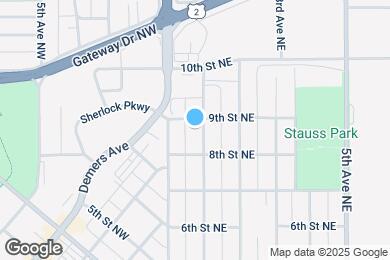 Map image of the property - 815 1st Ave NE