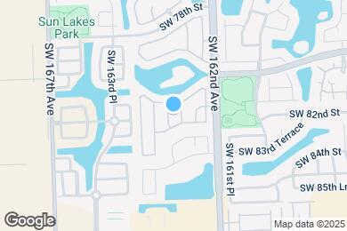 Map image of the property - 8153 SW 163rd Ave