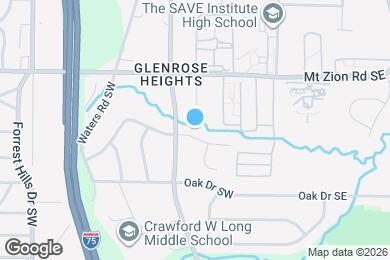 Map image of the property - 117 Glenrose Cir SW