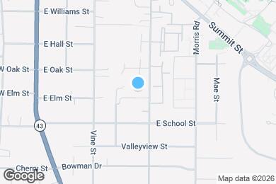 Map image of the property - 980 S Lincoln St