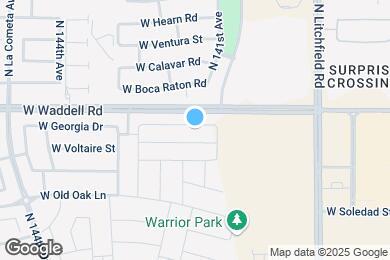 Map image of the property - 14151 W Georgia Dr