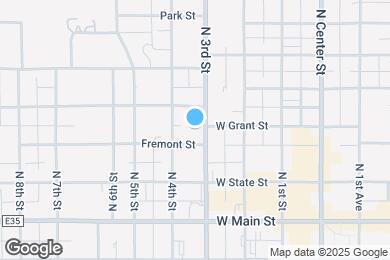 Map image of the property - 206 N 3rd St