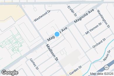 Map image of the property - 7424 Magnolia Ave